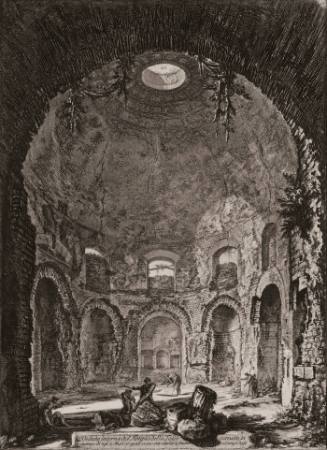 Veduta interna del Tempio della Tosse... (Interior view of the Tempio della Tosse)
