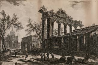 Altra veduta delgi avanzi del Pronao del Tempio della Concordia (Another view of the pronaos of the Temple of Concord)