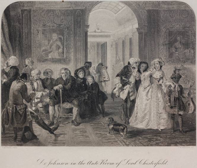 Dr. Johnson in Ante Room of Lord Chesterfield