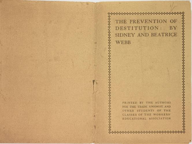 In Our Time: The Prevention of Destitution