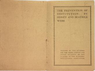 In Our Time: The Prevention of Destitution