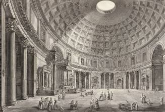 Veduta interna del Panteon volgarmente detto la Rotunda (Interior view of the Pantheon commonly called the Rotunda)