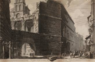 Veduta delgi avanzi del Foro di Nerva (View of the remains of the Forum of Nerva)