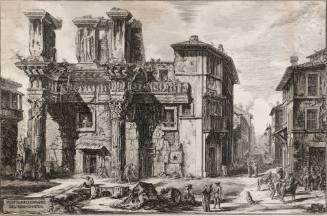 Veduta degli avanzi del Foro di Nerva (View of the Forum of Nerva)