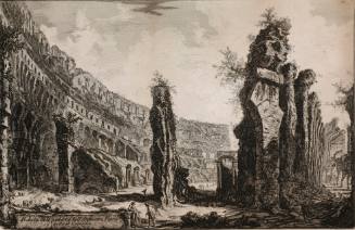 Veduta dell'interno dell'Anfiteatro Flavio detto il Colosseo (Interior view of the Colosseum)