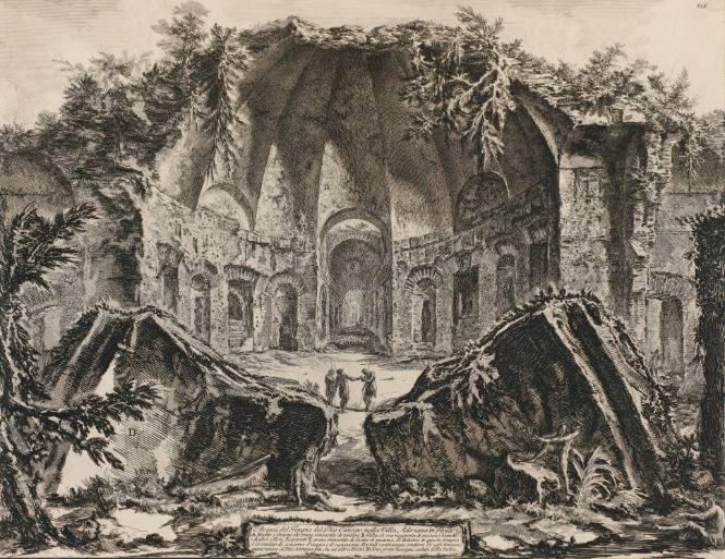 Avanzi del Tempio del Dio Canopo nella Villa Adriana in Tivoli (Remains of the canopus at Hadrian's villa in Tivoli)