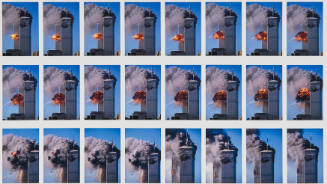 [Sequence: South Tower impact]