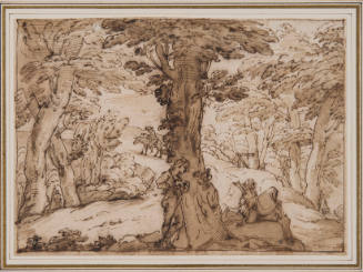 Landscape with Conversing Peasants
