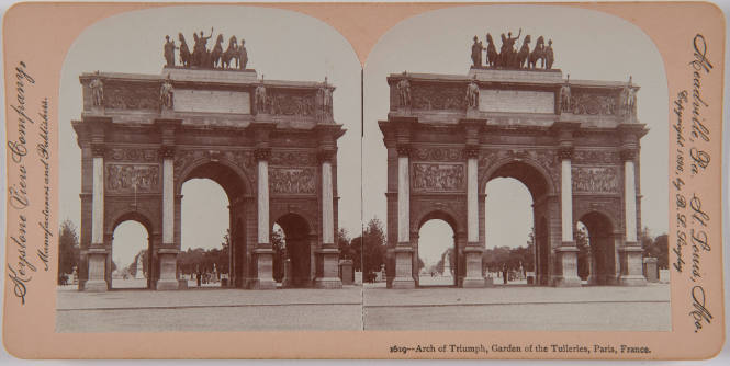 Arch of Triumph, Garden of the Tuileries, Paris, France