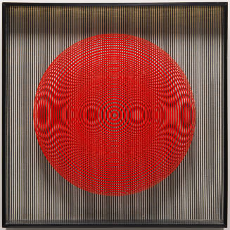 Red Circle Moiré