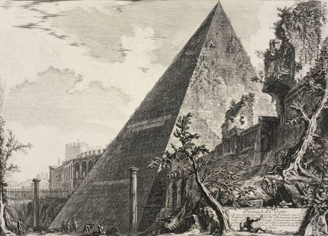 Piramide di C. Cestio (The pyramid of Gaius Cestius)