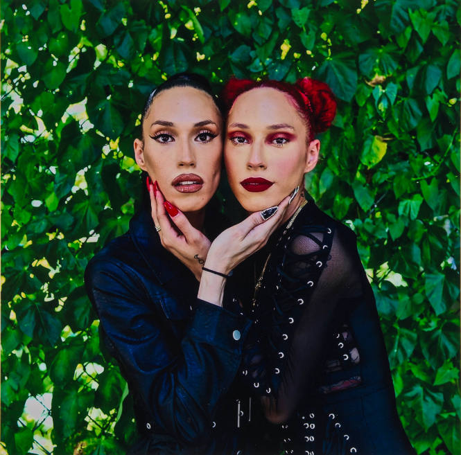 Nikki & Ari Valentine (Morning Glories) Puerto Rican American Transgender Twins 2021 South Bronx, NYC