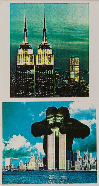 Twin Empire State Buildings  and Double King Kongs with World Trade Center