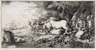 The Animals Going Toward the Ark