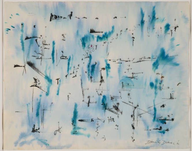 Untitled (blue, green, black)