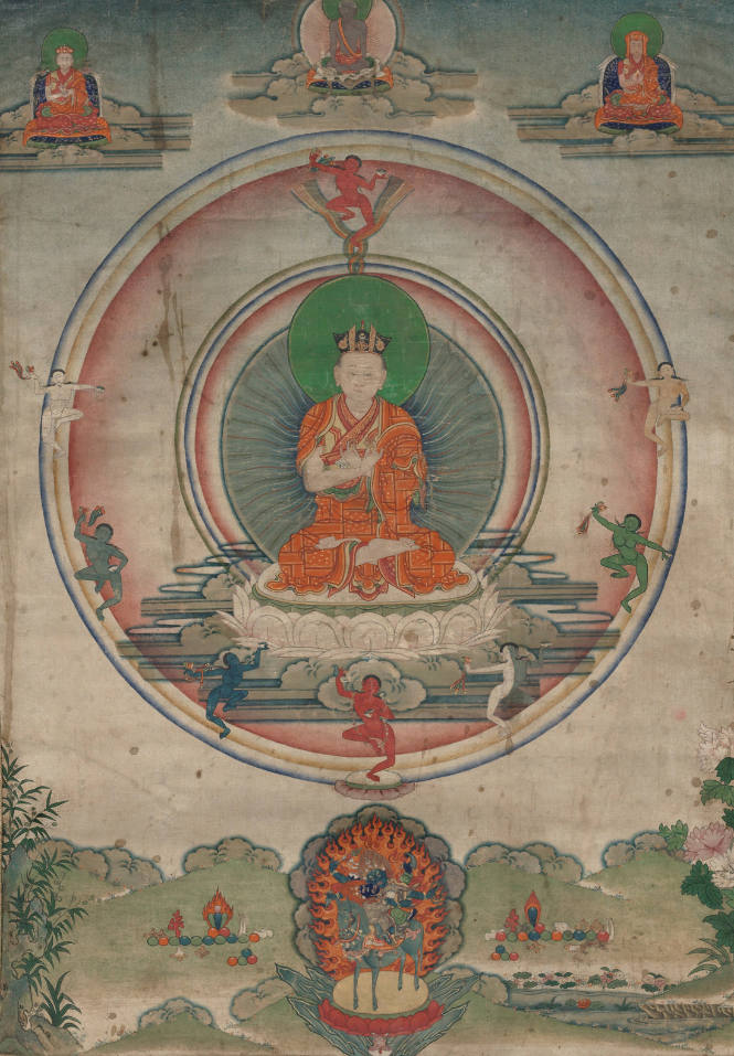 Guru Yoga Thangka of the Eighth Karmapa, Mikyö Dorjé (1507-1554)