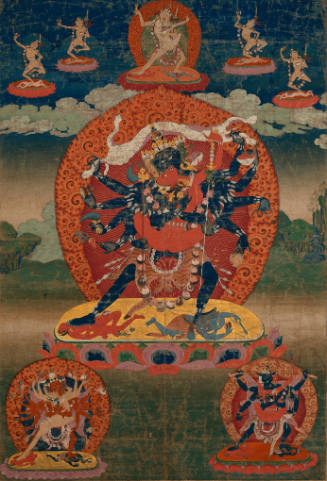 Circle of Bliss and His Consort, the Indestructible Master Practitioner