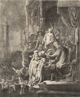 Christ Before Pilate: Large Plate