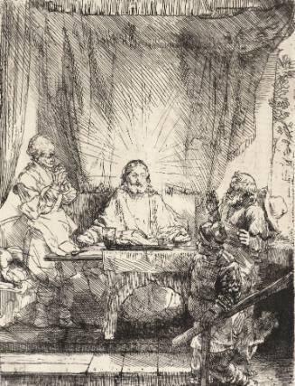 Christ at Emmaus: The Larger Plate