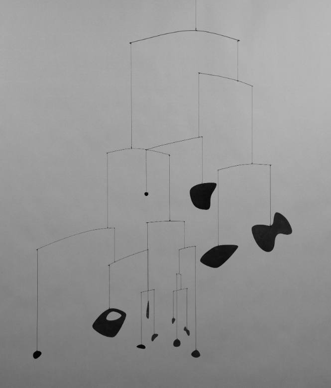 Mobile with Black Particles (Number 8, 1942)