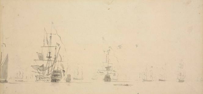 Dutch Ships at Anchor