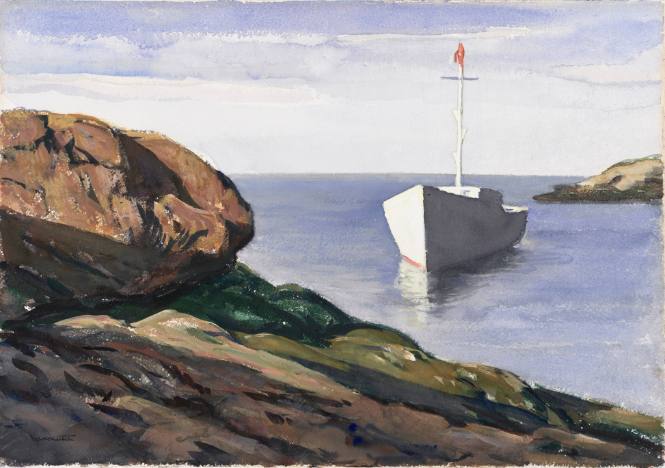 Small Boat in Cove