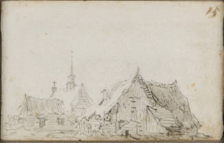 Landscape with a windmill in the distance