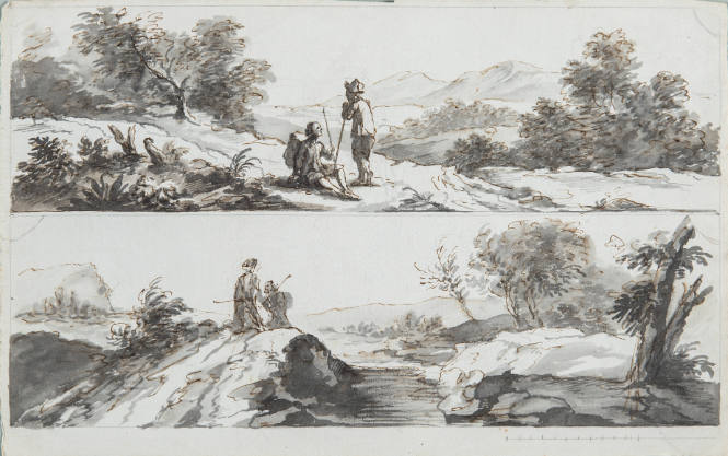 Landscape: Double Sketch