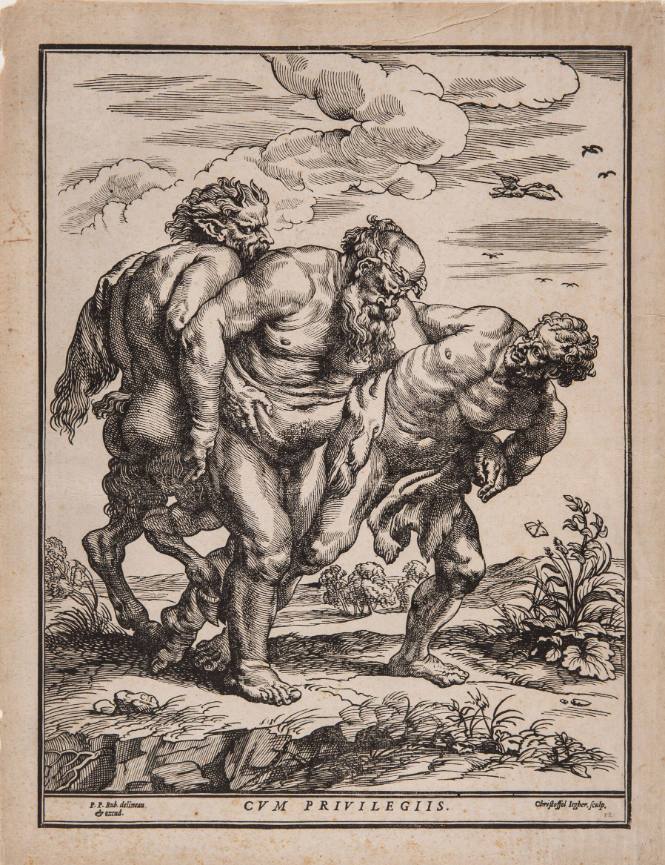 Silenus Accompanied by a Satyr and Faun