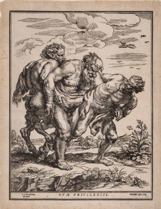 Silenus Accompanied by a Satyr and Faun