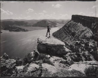 Ellen above the Green River: where O'Sullivan stood over 100 years ago