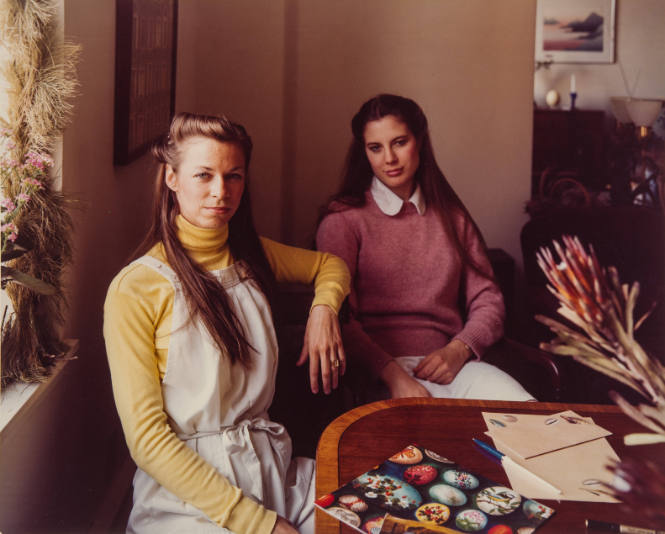 Annie Fasanella and Phyllis Nole at the Taft, Spring, 1983