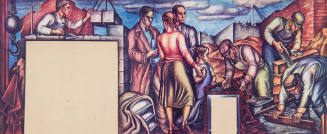 Detail of Marion Greenwood's "Blue Print for Living" fresco