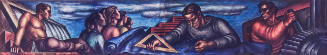 Detail of Marion Greenwood's "Blue Print for Living" fresco