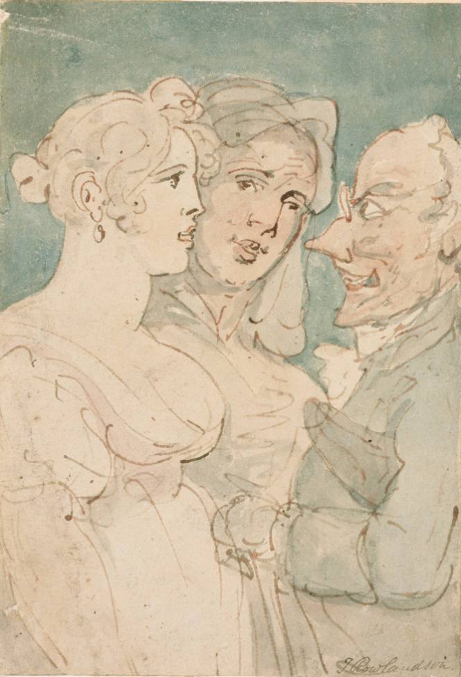 Two Women and Man