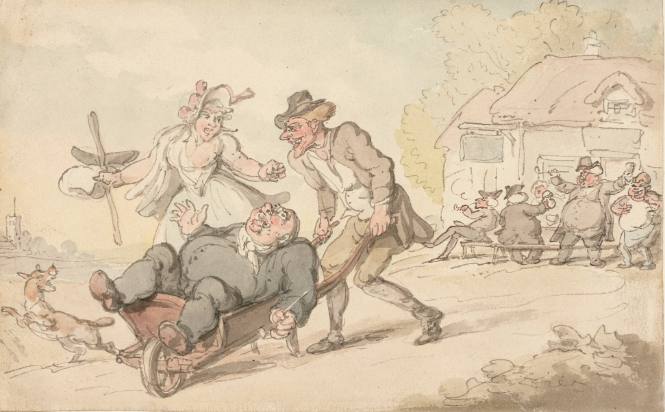 Man in a Wheelbarrow