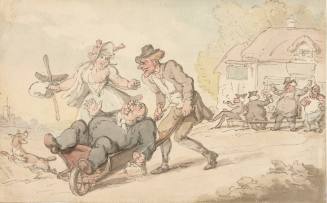 Man in a Wheelbarrow