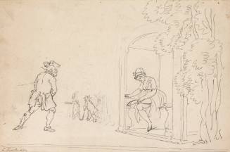 Man Watching Woman