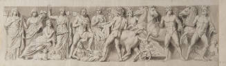 Frieze Design after a Roman Sarcophagus with Apollo, Diana, Autumn, & Summer 