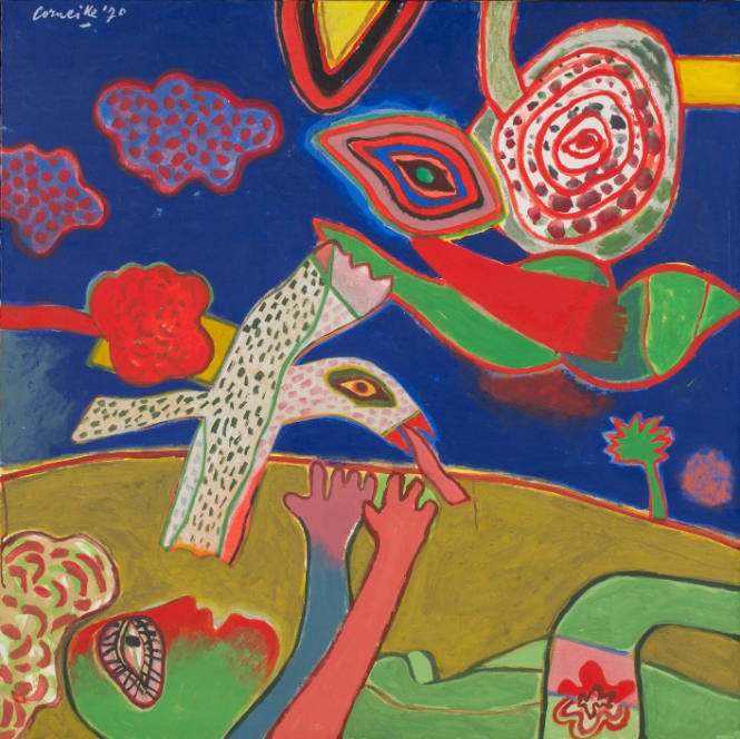 Nuit d'été traversée par l'oiseau