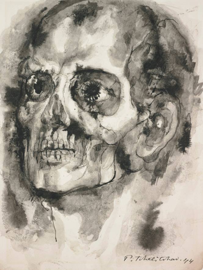 Skull Portrait of Monroe Wheeler