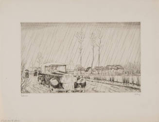 L'Auto Sous la Pluis