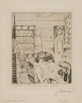L'Artiste et Sa Famille  (carte pour 1926)