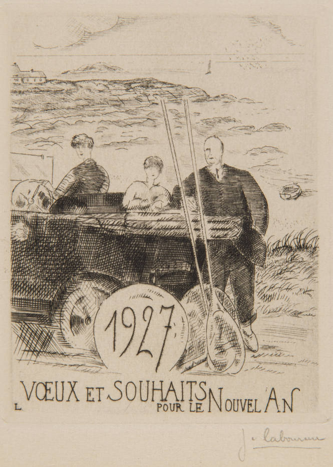 Le Chemin Côtier (carte pour 1927)