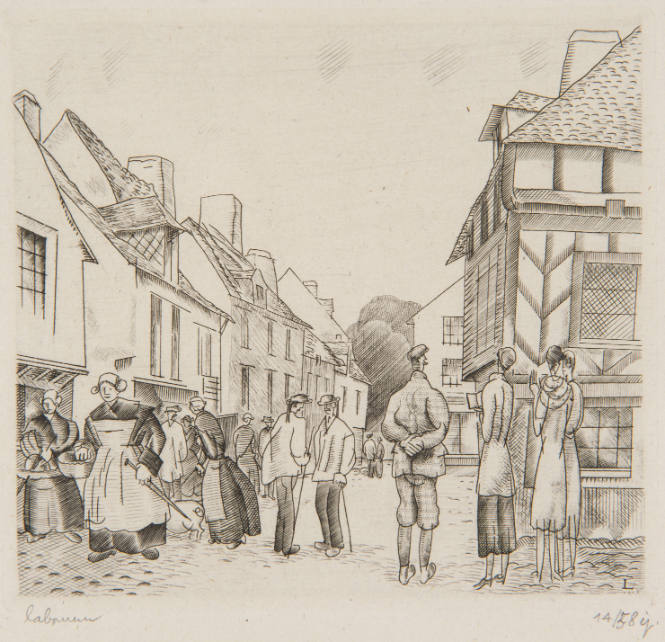 Touristes en Bretagne