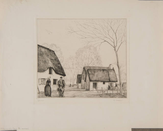 Chaumières dans les Marais
