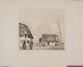Chaumières dans les Marais