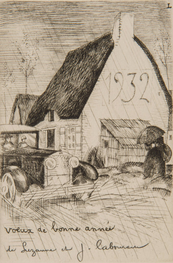 L'Auto sous la Pluie