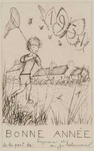La Chasse aux Papillons, carte pour 1931