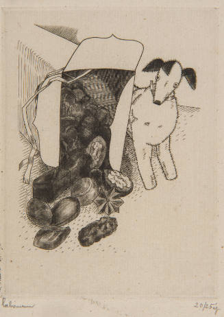 Untitled (Dog with Chocolates)